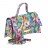 sac de forme arquée cuir multicolore