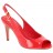 peep toes classiques cuir vernis rouge écarlate 10 cm