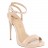 sandales à plateforme 2 cm talons aiguille cuir vernis nude 12 cm