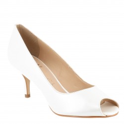 peep toe petits talons cuir...