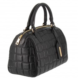 sac bowling cuir noir