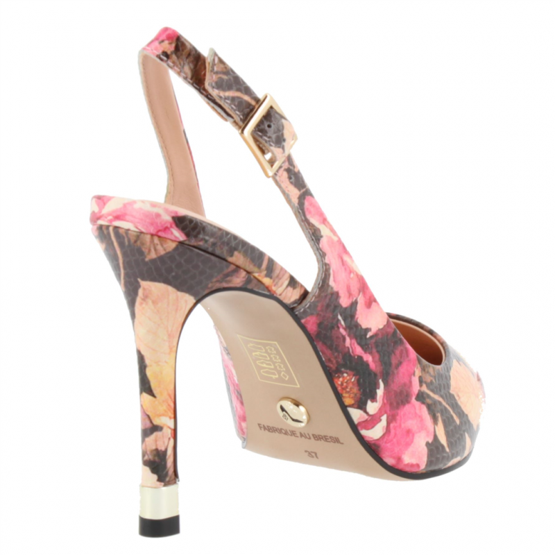 escarpin a bride arriere