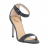 sandales à talons contrefort découpe en v cuir texturisé marine 10 cm