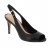 peep toes classiques cuir noir 10 cm